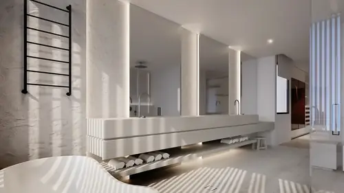 Carrara — a further view of the completed interior